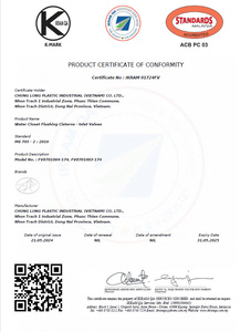 Noyau POM de valve de toilette écologique moderne avec composants multi-matériaux pour un débit stable - Product Image 2