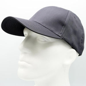 Elegantes gorras de béisbol de algodón gris con logotipo bordado en 3D Cómodo ajuste ajustable Durable Casual Streetwear Headwear - Product Image 1