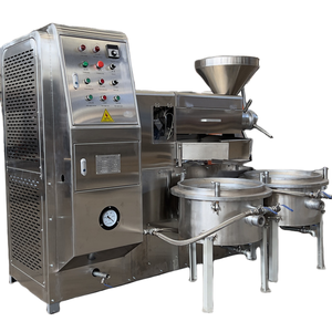 Presse à huile en acier inoxydable 6YL-Series 201 nouvellement mise à niveau 6YL-120ZD I Machines à huile de haute qualité pour les petites entreprises - Product Image 1