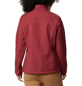 Dernier modèle de blouson coupe-vent softshell pour femme, blouson chaud à fermeture éclair pour l'automne et l'hiver, coupe-vent décontracté teint pour l'extérieur - Product Image 5
