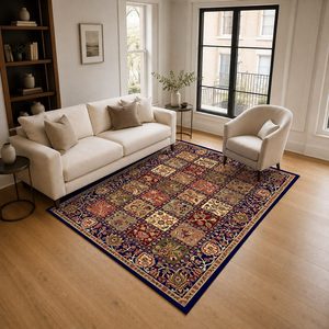 Alfombra de Área Chenille LXDP-0340 de RUGS DEPOT, Roja Borgoña, Tradicional Oriental, Impresa Digitalmente, Lavable a Máquina, Antideslizante, Venta al Por Mayor - Product Image 2