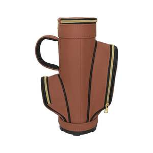 Waterproof Portable Multi-Functional Golf <b>Cart</b> Bag PU Leather Mini Caddy Stand Bag Travel Handbag Wine Organizer Pouch Outdoor - Product Image 1