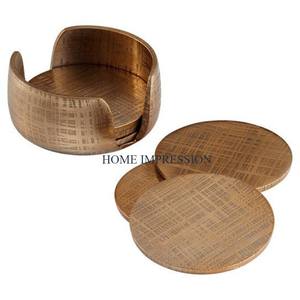 Edge Handmade Coasters Home and Kitchen Table Top Classic Mats and Pads <b>Prime</b> <b>New</b> Look Large Size Dinnerware Glass Coasters - Product Image 4