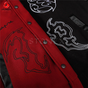 แจ็กเก็ต2024สำหรับผู้ชายขนาดพลัสไซส์เสื้อแจ็กเก็ตความหลากหลายในฤดูหนาวมีตัวอักษรแบบเรียบโลโก้ตามสั่ง - Product Image 3