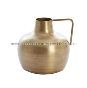 Floreros decorativos antiguos y recubiertos de latón para suelo y mesa, hogar y jardín, decorativos para sala de estar, boda, vacaciones, parte - Product Image 2