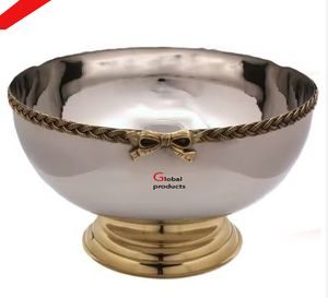 Bol de service décoratif à chocolat et à dessert au fini doré le plus exigeant pour le restaurant et le bar de l'hôtel - Product Image 4