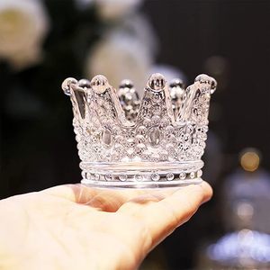 Modern Transparent <b>Glass</b> Latest Tealight <b>Holder</b> Decorative Votive <b>Candle</b> <b>Holder</b> for Weddings Home Decor and Party Centerpieces - Product Image 6