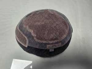 100% Human Hair <b>Wig</b> with Natural Wave Style Taz Hair Bangladesh's Professional Indian Hair Toupee Prosthesis for <b>Men</b> - Product Image 2