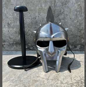 Gladiateur Jouer Spartiate Casque Soldat Bataille Médiévale Costume Cosplay Grec Sparte Ancien Romain Corinthien Acier - Product Image 1