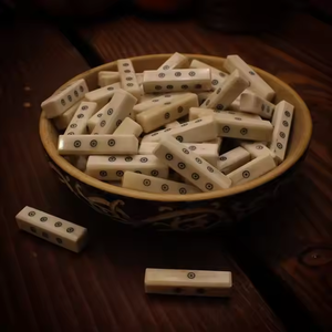 ลูกเต๋ากระดูกคุณภาพสูงสำหรับนักเล่นเกมที่กระตือรือร้นโดยงานฝีมือเสี้ยว - Product Image 2