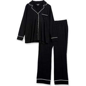 OEM/ODM Vêtements de nuit d'été personnalisables Ensemble de pyjama modal en bambou deux pièces pour femmes Vêtements de détente plissés - Product Image 1