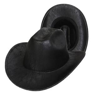 Nuevos sombreros de vaquero de cuero al aire libre para hombres de vaquero occidental personalizados Sombreros de vaquero en cuero genuino Sombreros de moda al por mayor - Product Image 4
