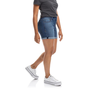 Robes de haute qualité pour femmes Cargo Jeans Pant Shorts Fabrication de vêtements pour filles Mid Rise Shorts en jean personnalisés à 5 poches Vente en gros - Product Image 3