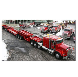 Low hour Heavy Trucks & <b>Trailers</b> for sale with 80 foot extendable rgn <b>trailer</b> and 600 hp heavy haul <b>tractor</b> specifications - Product Image 2