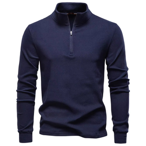 2025 New <b>Men's</b> Soft Shell Windproof Sweatshirt Stand Collar Long Sleeve Half Zip Breathable Warm UV Protection <b>Pullover</b> Casual - Product Image 1