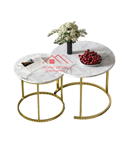 โต๊ะกาแฟหรูหราหินอ่อนสําหรับตกแต่งบ้านและห้องนั่งเล่นมีจําหน่ายในราคาขายส่ง - Product Image 1