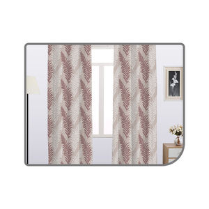 Cortinas decorativas con patrón de hojas de múltiples capas de diseño multicolor por encargo, proveedor mayorista - Product Image 2