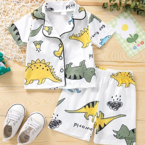 Pyjamas en modal pour bébés Vêtements de nuit pour bébés en coton doux et respirant OEM Vente en gros Fournisseur en gros d'usine personnalisé en vrac mondial - Product Image 1