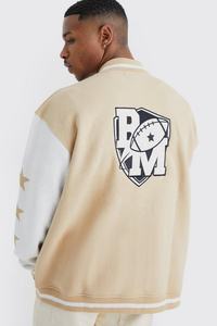 Nuevo fabricante OEM algodón polar transpirable bombardero Letterman chaqueta personalizada Chenille bordado parches Varsity chaqueta - Product Image 3