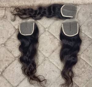 Brésilien de haute qualité dentelle fermeture 4x4 dentelle fermeture perruques droite perruque de cheveux humains fermeture pour les femmes - Product Image 3