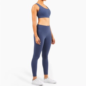 Top tendance femmes Yoga ensemble 2025 nouveauté 2 pièces respirant séchage rapide avant Logo de haute qualité - Product Image 6