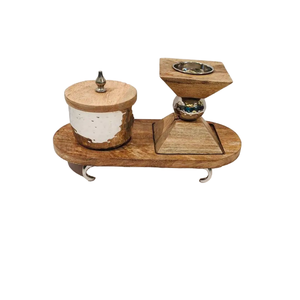 2024 dernière arrivée Premium vente chaude Bakhoor brûleur brûleur d'encens mabkhara encens religieux arabe brûleurs plateau ensemble - Product Image 1