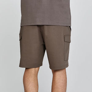 OEM/ODM 100% Cotton Twill <b>Short</b> Length <b>Shorts</b> For <b>Men</b> Custom Embriordery Logo Side <b>Cargo</b> Pockets Breathable Quick Dry <b>Shorts</b> - Product Image 3