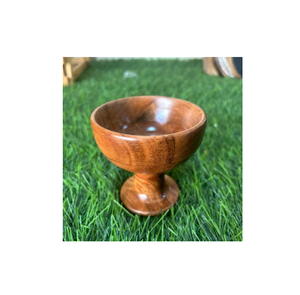 <b>Wooden</b> Dessert <b>Ice</b> <b>Cream</b> Bowl Restaurant and Decorative Antique Design <b>Ice</b> <b>Cream</b> Bowl for Hot Sale Product - Product Image 1