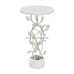 Table basse de centre d'hôtels de grande taille avec la nacre travail élégant concevant à la maison la table basse d'utilisation commerciale avec la base en métal - Product Image 3