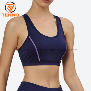 Vente en gros de soutien-gorge de sport pour femmes pour la salle de sport vêtements de sport respirant femmes dos croisé soutien élevé soutien-gorge de sport de yoga pour femmes - Product Image 6