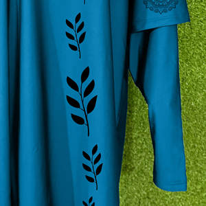 2025 nouveau Design imprimé fleuri 2 pièces musulman maillot de bain Hijab maillot de bain avec Logo avant Position à la mode Bikinis et vêtements de plage - Product Image 4