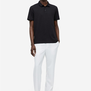 Nuevo diseño casual Street wear manga corta verano cómodo y transpirable hombres Polo Shirt - Product Image 4