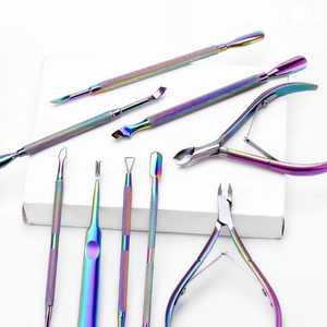 High Quality Stainless Steel Double-Sided <b>Nail</b> <b>Clipper</b> Scissors Art Spoon Pusher Dead Manicure Tool for Finger & Baby Care - Product Image 2