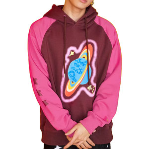 Precio barato personalizar Regular Fit Pullover Hoodie hombres Premium grueso polar corte borde 3D Puff impresión térmica invierno 100% algodón - Product Image 1