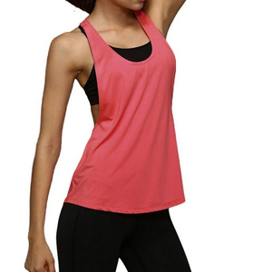 Personalizado 100% algodón mujeres gimnasio sin mangas de secado rápido correr chaleco Mujer Deporte Yoga camiseta sin mangas al por mayor tarifa OEM precio barato - Product Image 1