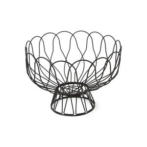 Alto grado hecho en La India estilo moderno redondo hogar simple multifuncional cesta de drenaje de frutas cesta de fruta de Metal para mesa de Hotel - Product Image 5