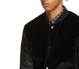 Chaqueta universitaria de lana con logotipo personalizado, mangas de cuero, bordado chenille, chaqueta universitaria de béisbol para hombre, chaqueta de invierno para hombre - Product Image 4