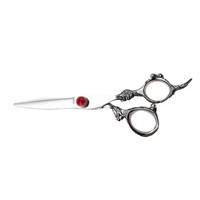 Ciseaux de coiffeur de beauté à poignée de dragon Ciseaux plats Ciseaux pour dents et poils