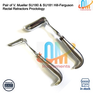 Hill-Ferguson Rectal Retractor 2 Pcs Small/Medium Solid Stainless Steel Orthopedic Surgical Instruments CE ISO Approved | OldMed - Product Image 2