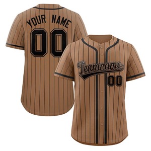 Maillots de baseball entièrement sublimés, uniformes, chemises, broderie personnalisée, vêtements de sport pour hommes, maillot de baseball à rayures sublimées - Product Image 1