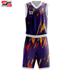 Uniforme de basket-ball réversible personnalisé imprimé pour hommes, design double couche, sans manches, respirant, séchage rapide, antibactérien, pour l'été - Product Image 5