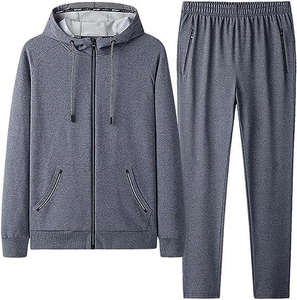 Top qualité 100% coton Logo personnalisé survêtements pour hommes Jogging Sportswear survêtement hommes course entraînement porter équipe survêtements - Product Image 4