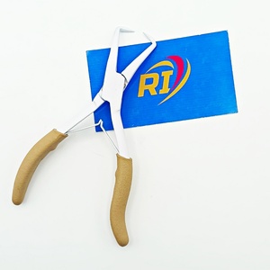 Outils de pose d'extensions de cheveux en acier inoxydable de qualité chirurgicale, pince à retirer les micro-anneaux, ouvre-perles micro-anneaux, 5,5 pouces - Product Image 1