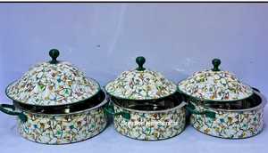 Calentador de Comida Tipo Chafing Dish de Acero Inoxidable de Diseño Moderno y Lujoso con Olla Caliente Tipo Cazuela con Diseño de Palmera - Product Image 6