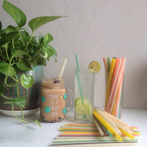 Bar Accessories Cocktail Eco <b>Straws</b> for <b>Drinking</b> Made in Vietnam Biodegradable Edible Colorful Rice Drink <b>Straws</b> - Product Image 5