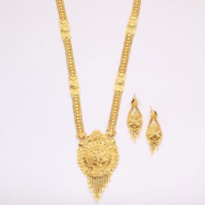 สร้อยคอยาวรูปชุบทองเครื่องประดับแฟชั่นของขวัญเครื่องประดับแบบดั้งเดิมสำหรับผู้หญิงทองแดงและทองเหลือง chapado En Oro laminado - Product Image 2