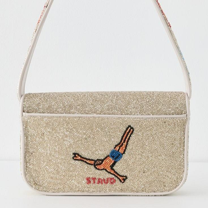 Bolso de mano de diseñador con cuentas hecho a mano de estilo indio multicolor, fiesta de compras de noche de estilo bohemio con artesanías de lujo - Product Image 3