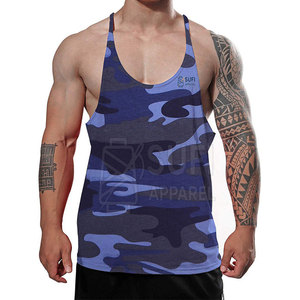 OEM Service Latest Design Oversize Casual Breathable Quick Dry Knitted 100% Cotton <b>Stringer</b> <b>Vest</b> Men High Performance Low Price - Product Image 1
