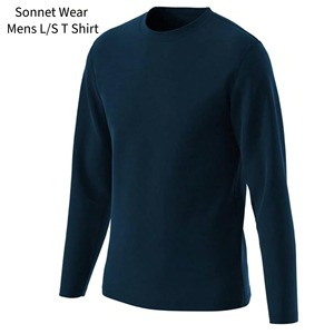 Sweat-shirt à col rond pour homme, séchage rapide, 100% coton - Product Image 3