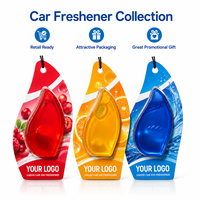 Diffuseur de parfum liquide pour voiture en forme de goutte avec logo personnalisé, flacon suspendu, parfum pour voiture, carte blister parfumée pour la fraîcheur intérieure